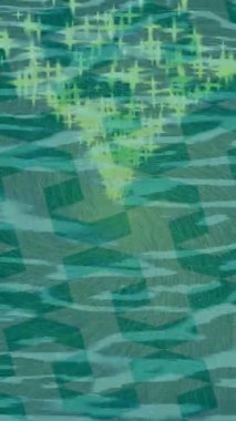 Soyut hareket desenli fütüristik video üretimi için dinamik dijital arkaplan