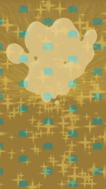 Benzersiz video giriş tasarımı projeleri için detaylı yüzey kalıbı film animasyon stili grafik girişi