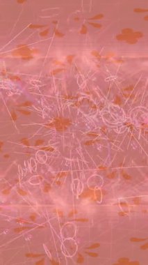 Dijital doku yüzey tasarım biçimi ile modern video animasyonu için gelişmiş hareket grafikleri