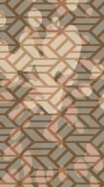 Benzersiz dijital animasyon tarzı grafikleri olan yaratıcı ortam tasarımı için yenilikçi hareket dokusu