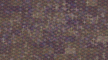 Benzersiz dijital animasyon tarzı grafikleri olan yaratıcı ortam tasarımı için yenilikçi hareket dokusu