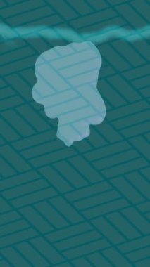 Soyut hareket desenli fütüristik video üretimi için dinamik dijital arkaplan