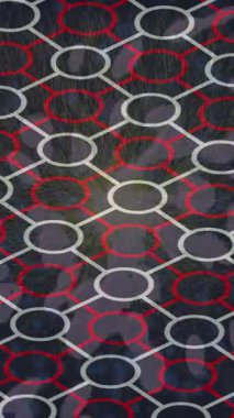 Benzersiz dijital animasyon tarzı grafikleri olan yaratıcı ortam tasarımı için yenilikçi hareket dokusu