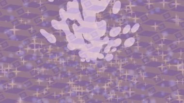 Benzersiz dijital animasyon tarzı grafikleri olan yaratıcı ortam tasarımı için yenilikçi hareket dokusu