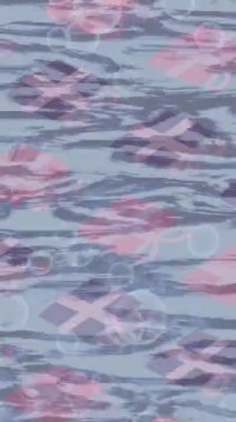 Dijital doku yüzey tasarım biçimi ile modern video animasyonu için gelişmiş hareket grafikleri