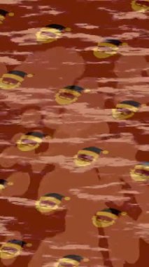 Organik desenli yüzey giriş stili video film sanatı ile soyut arkaplan tasarımı