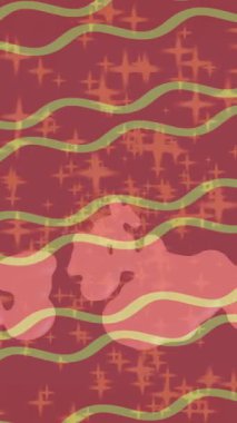 Benzersiz hareket grafikleri tasarım sanatına sahip yaratıcı film üretimi için özet bir arkaplan