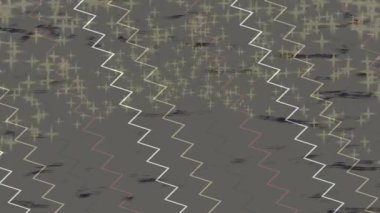 Dijital doku yüzey tasarım biçimi ile modern video animasyonu için gelişmiş hareket grafikleri