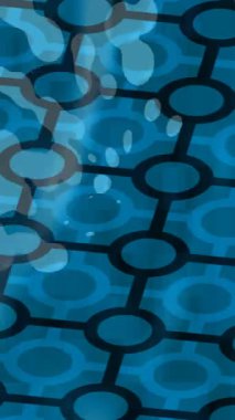 Benzersiz hareket grafikleri tasarım sanatına sahip yaratıcı film üretimi için özet bir arkaplan