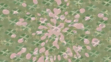 Lüks hareket projeleri için soyut tasarım stili animasyonu olan üst düzey dijital doku