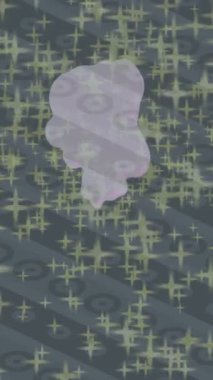 Benzersiz video giriş tasarımı projeleri için detaylı yüzey kalıbı film animasyon stili grafik girişi