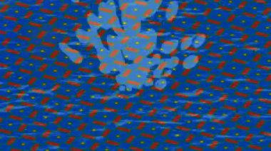 Benzersiz hareket dokusu tasarım sanatı ile profesyonel video düzenleme için modern soyut grafikler