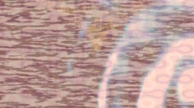 Soyut hareket desenli fütüristik video üretimi için dinamik dijital arkaplan