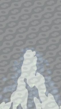 Benzersiz video giriş tasarımı projeleri için detaylı yüzey kalıbı film animasyon stili grafik girişi