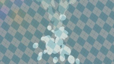 Benzersiz dijital animasyon tarzı grafikleri olan yaratıcı ortam tasarımı için yenilikçi hareket dokusu