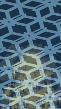 Benzersiz video giriş tasarımı projeleri için detaylı yüzey kalıbı film animasyon stili grafik girişi