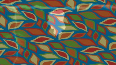 Dijital doku yüzey tasarım biçimi ile modern video animasyonu için gelişmiş hareket grafikleri