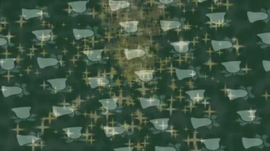 Benzersiz video giriş tasarımı projeleri için detaylı yüzey kalıbı film animasyon stili grafik girişi