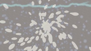 Lüks hareket projeleri için soyut tasarım stili animasyonu olan üst düzey dijital doku