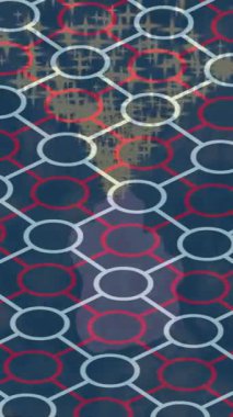 Estetik doku arkaplan tasarımı renkli hareket grafikleri ile moda film giriş profosyoneli