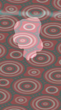 Benzersiz hareket grafikleri tasarım sanatına sahip yaratıcı film üretimi için özet bir arkaplan