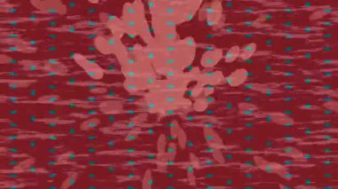 Soyut hareket desenli fütüristik video üretimi için dinamik dijital arkaplan