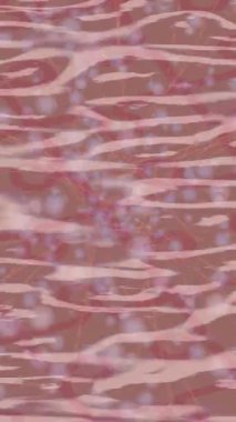 Benzersiz video giriş tasarımı projeleri için detaylı yüzey kalıbı film animasyon stili grafik girişi