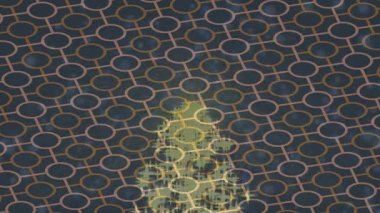 Lüks hareket tasarımı üst düzey video projeleri ve dijital sanat için zarif, pürüzsüz bir dokusu var.