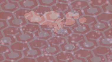 Lüks hareket projeleri için soyut tasarım stili animasyonu olan üst düzey dijital doku