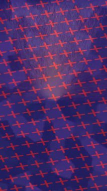 Dijital doku yüzey tasarım biçimi ile modern video animasyonu için gelişmiş hareket grafikleri