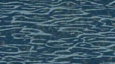 Benzersiz dijital animasyon tarzı grafikleri olan yaratıcı ortam tasarımı için yenilikçi hareket dokusu