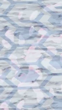 Benzersiz dijital animasyon tarzı grafikleri olan yaratıcı ortam tasarımı için yenilikçi hareket dokusu