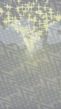 Benzersiz dijital animasyon tarzı grafikleri olan yaratıcı ortam tasarımı için yenilikçi hareket dokusu