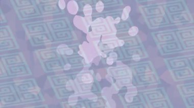 Benzersiz video giriş tasarımı projeleri için detaylı yüzey kalıbı film animasyon stili grafik girişi