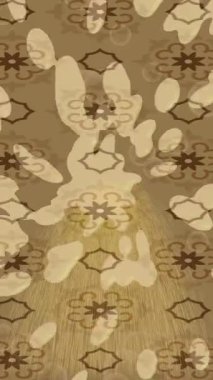 Benzersiz video giriş tasarımı projeleri için detaylı yüzey kalıbı film animasyon stili grafik girişi