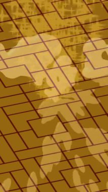 Benzersiz video giriş tasarımı projeleri için detaylı yüzey kalıbı film animasyon stili grafik girişi