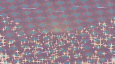 Benzersiz dijital animasyon tarzı grafikleri olan yaratıcı ortam tasarımı için yenilikçi hareket dokusu