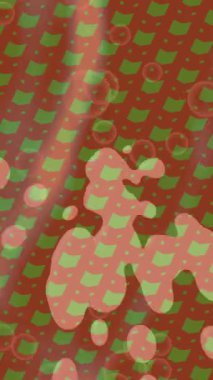 Benzersiz hareket grafikleri tasarım sanatına sahip yaratıcı film üretimi için özet bir arkaplan