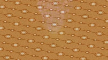 Benzersiz hareket grafikleri tasarım sanatına sahip yaratıcı film üretimi için özet bir arkaplan