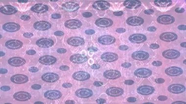 Organik desenli yüzey giriş stili video film sanatı ile soyut arkaplan tasarımı