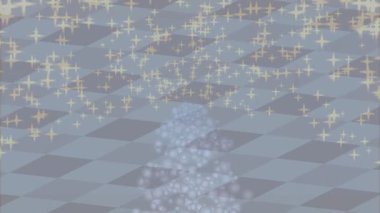 Soyut hareket desenli fütüristik video üretimi için dinamik dijital arkaplan