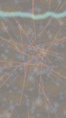 Lüks hareket projeleri için soyut tasarım stili animasyonu olan üst düzey dijital doku