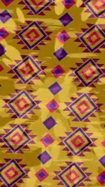 Soyut hareket desenli fütüristik video üretimi için dinamik dijital arkaplan