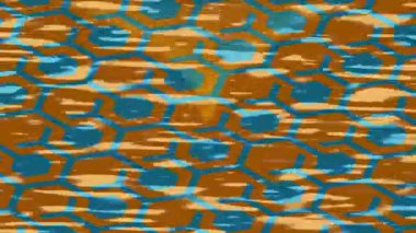 Benzersiz video giriş tasarımı projeleri için detaylı yüzey kalıbı film animasyon stili grafik girişi