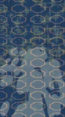 Modern medya üretimi için fütüristik dijital soyut doku sinematik tarz hareketli grafik ögesi