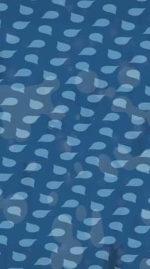 Soyut hareket desenli fütüristik video üretimi için dinamik dijital arkaplan