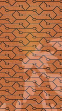 Dijital doku yüzey tasarım biçimi ile modern video animasyonu için gelişmiş hareket grafikleri