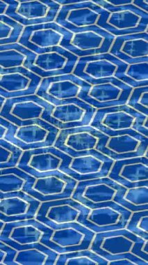 Dijital doku yüzey tasarım biçimi ile modern video animasyonu için gelişmiş hareket grafikleri