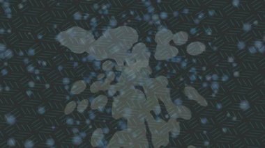 Organik desenli yüzey giriş stili video film sanatı ile soyut arkaplan tasarımı