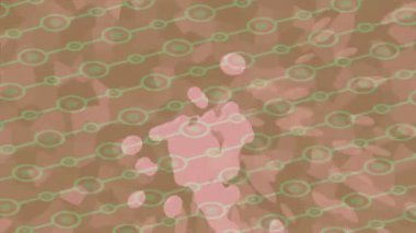 Dijital doku yüzey tasarım biçimi ile modern video animasyonu için gelişmiş hareket grafikleri